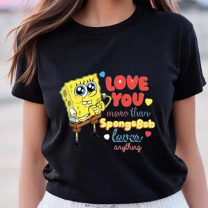 Valentines Womens Shirts SpongeBob SquarePants Valentines Day T Shirt 3