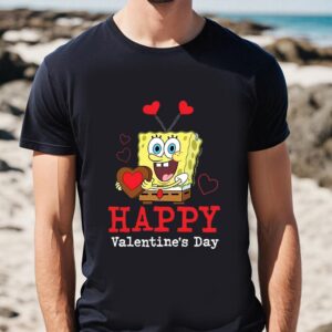 Valentines Womens Shirts SpongeBob Valentines Day Shirt 1