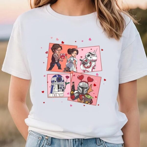 Valentines Womens Shirts, Star Wars Character Valentine Shirt