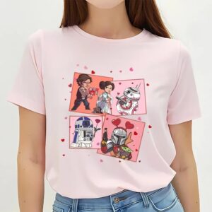 Valentines Womens Shirts Star Wars Character Valentine Shirt 3