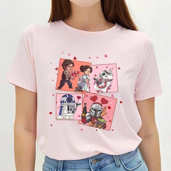 Valentines Womens Shirts, Star Wars Character Valentine Shirt