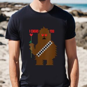 Valentines Womens Shirts Star Wars Chewbacca I Chews You Valentines Day T Shirt 1