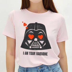 Valentines Womens Shirts Star Wars Darth Vader I Am Your Valentine T Shirt 3