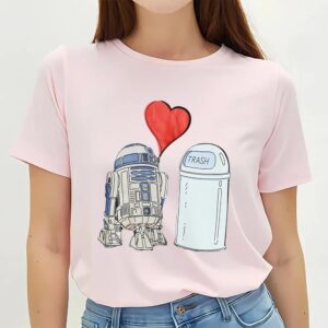 Valentines Womens Shirts Star Wars Darth Vader Valentine T Shirt 3