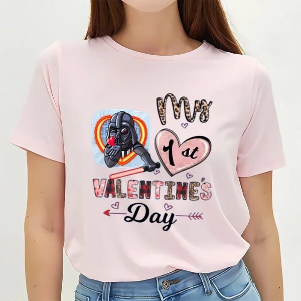 Valentines Womens Shirts, Star Wars My 1st Valentine’s Day Vintage Shirt