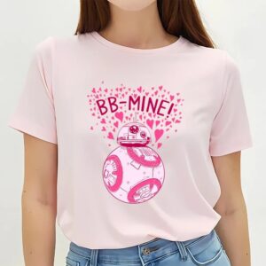 Valentines Womens Shirts Star Wars The Last Jedi Valentines Day BB Mine Shirt 3