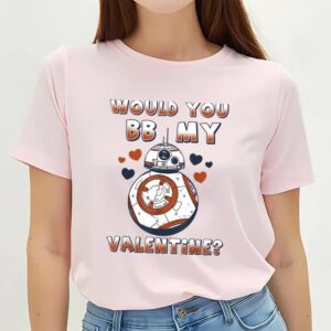 Valentines Womens Shirts Star Wars Valentines Day Would You BB Mine T Shirt 3