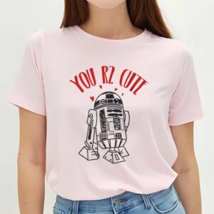 Valentines Womens Shirts Star Wars Valentines Day You R2 Cute T Shirt 3