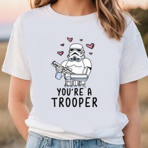 Valentines Womens Shirts Star Wars Valentines Day Youre A Trooper Shirt 1