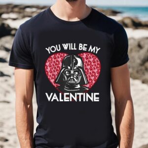 Valentines Womens Shirts Star Wars You Will Be My Valentine Darth Vader T Shirt 2