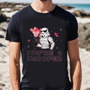 Valentines Womens Shirts Starwars Stormtrooper Valentine Youre A Trooper T Shirt 1