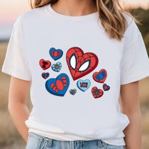 Valentines Womens Shirts Superhero Valentines Day Shirt Spider Man Valentine Love Bug Shirt 1