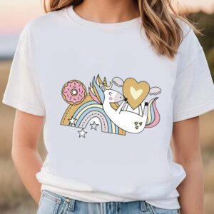 Valentines Womens Shirts, Sweet Unicorn…