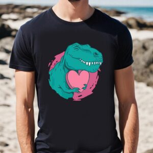 Valentines Womens Shirts, T-Rex Valentine…