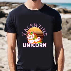 Valentines Womens Shirts, Unicorn Valentine…