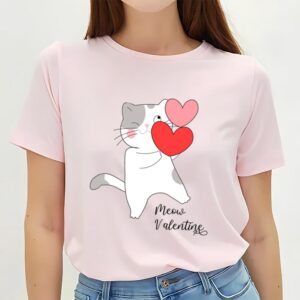 Valentines Womens Shirts Valentine Cat Gift For Lover T Shirt 1