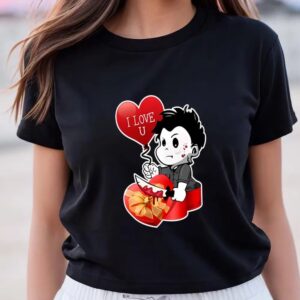 Valentines Womens Shirts Valentine Michael Myers T Shirt 3