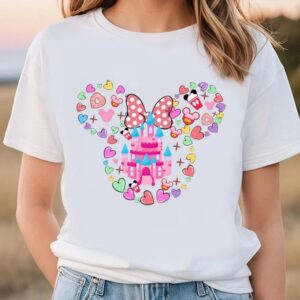 Valentines Womens Shirts Valentine Mickey Mouse Disney Castle Love Shirt 3