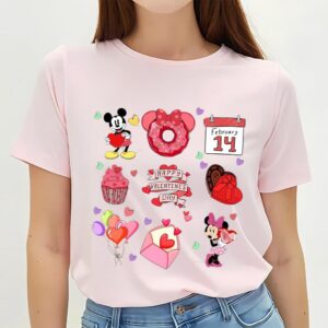 Valentines Womens Shirts Valentine Mouse Snack Valentines Day Shirt 1