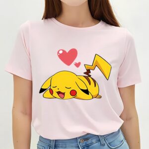 Valentines Womens Shirts Valentine Pikachu With Love Pokemon Valentine T Shirt 2