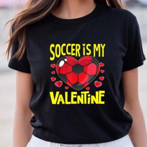 Valentines Womens Shirts Valentine Shirts For Girls Gifts Soccer Heart Women Kids T shirt 3