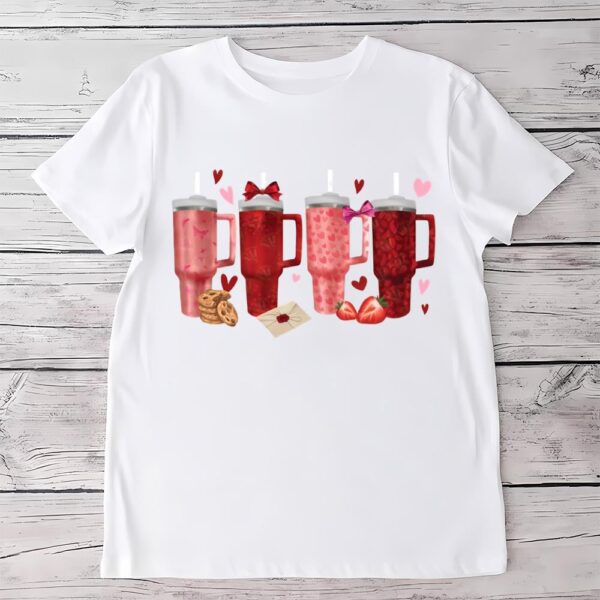 Valentines Womens Shirts, Valentines Candy Heart And Obsessive Cup Disorder Shirt