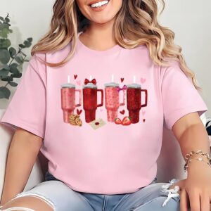 Valentines Womens Shirts Valentines Candy Heart And Obsessive Cup Disorder Shirt 2