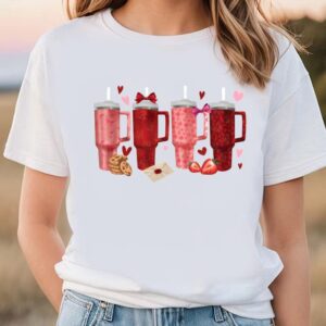 Valentines Womens Shirts Valentines Candy Heart And Obsessive Cup Disorder Shirt 3