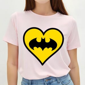 Valentines Womens Shirts Valentines Day Batman Heart Logo T Shirt 2