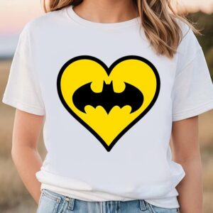 Valentines Womens Shirts Valentines Day Batman Heart Logo T Shirt 3