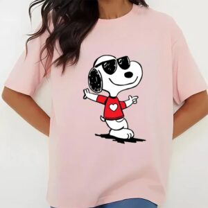 Valentines Womens Shirts Valentines Day Cool Snoopy Shirt Bull Snoopy Lover Unisex T shirt 3