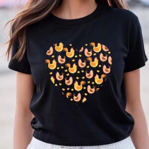 Valentines Womens Shirts Valentines Day Funny Chicken Heart T Shirt 3