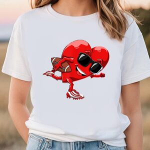 Valentines Womens Shirts Valentines Day Heart American Football Boys Men Kids Sports Classic T Shirt 1