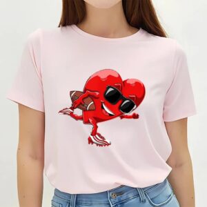 Valentines Womens Shirts Valentines Day Heart American Football Boys Men Kids Sports Classic T Shirt 3