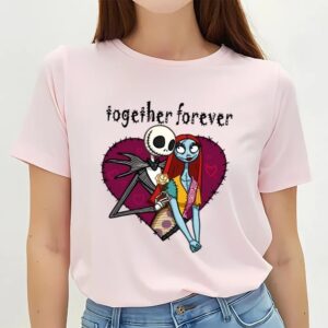 Valentines Womens Shirts Valentines Day Jack Skellington And Sally Shirt 3