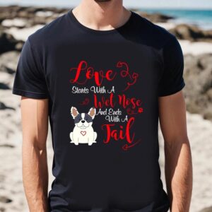 Valentines Womens Shirts Valentines Day Love My Dog T Shirt 2