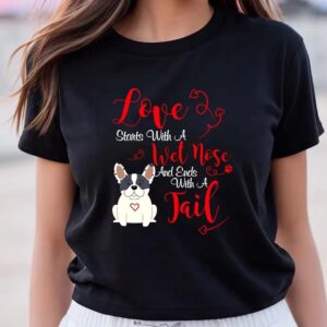 Valentines Womens Shirts Valentines Day Love My Dog T Shirt 3