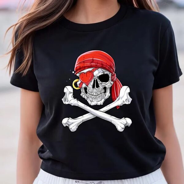 Valentines Womens Shirts, Valentines Day Skull Gifts Shirt