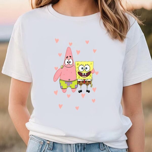 Valentines Womens Shirts, Valentines Day Spongebob Shirt