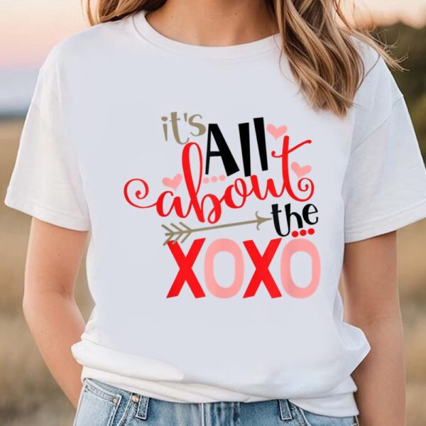 Valentines Womens Shirts, Valentine’s Day T-Shirt, xoxo Valentine’s Gift Shirt