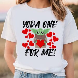 Valentines Womens Shirts Valentines Day Yoda One For Me Shirt 1