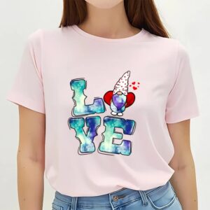 Valentines Womens Shirts Valentines Gnomes Tie Dye Love Valentines Gnomes Heart T Shirt 3