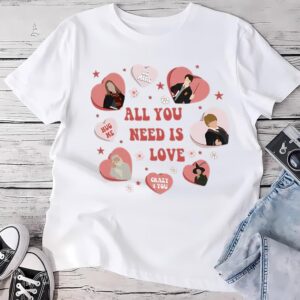 Valentines Womens Shirts Wizarding Characters Harry Potter Valentine Love Shirt 1