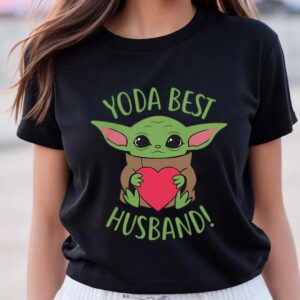 Valentines Womens Shirts Yoda Best Husband Valentine T Shirt 3