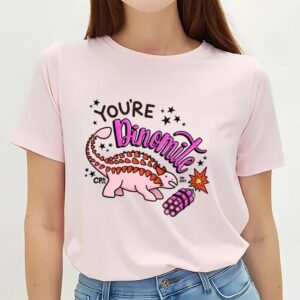 Valentines Womens Shirts Youve Dinomite Valentine Day Dinosaur T Shirt 3