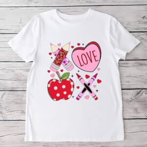 Valentines Womens Shirts xoxo Teacher School Valentine Shirt 1