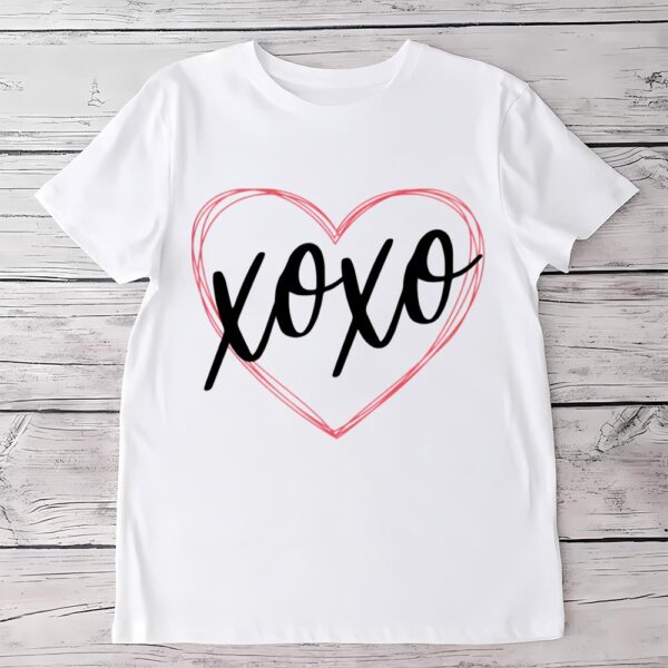 Valentines Womens Shirts, xoxo Valentines Day Shirts For Woman