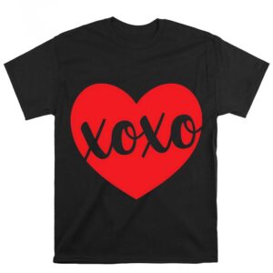 Valentines Womens Shirts xoxo Valentines Heart T Shirt 1