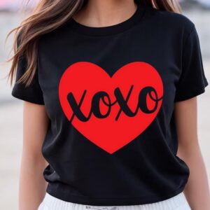 Valentines Womens Shirts xoxo Valentines Heart T Shirt 2