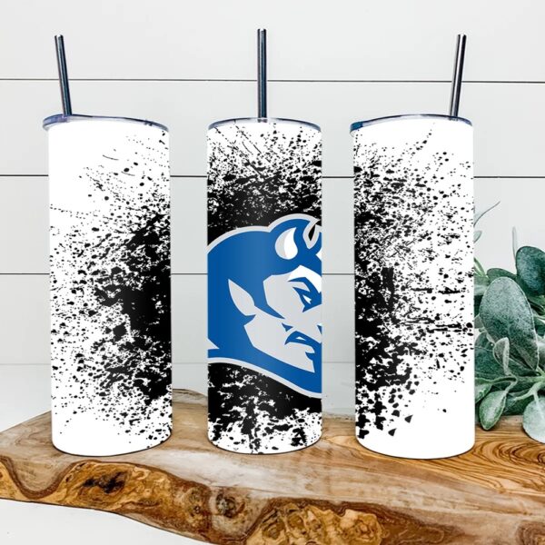 Central Connecticut Blue Devils Skinny Tumbler Collegiate Elegance Sips